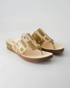3-001136-4000 Pantoletten in Beige