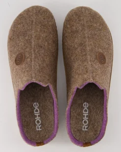 6120-17 Pantoletten in Beige