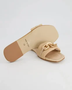 12566 Pantoletten in Beige