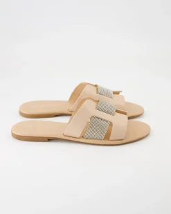 12260 Pantoletten in Beige