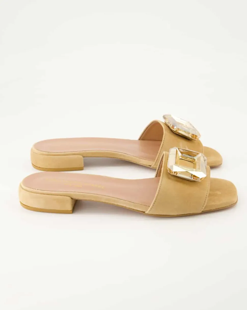 2558 Pantoletten in Beige