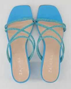 12939 Pantoletten in Blau