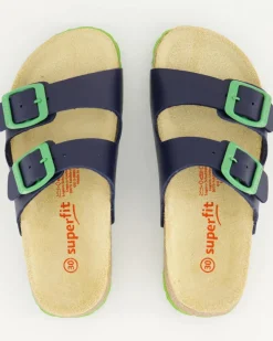 1-800111-8210 Pantoletten in Blau