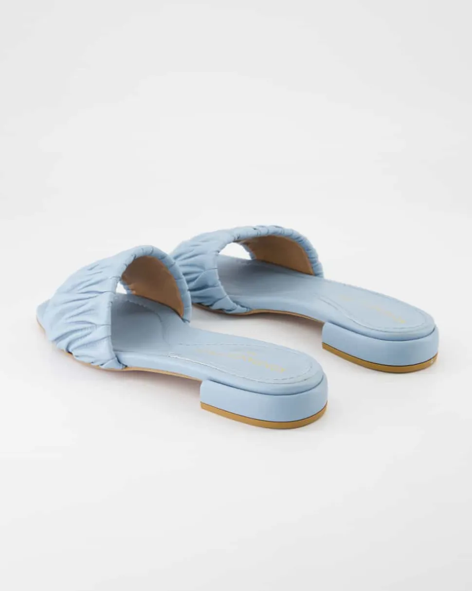 2556 Pantoletten in Blau