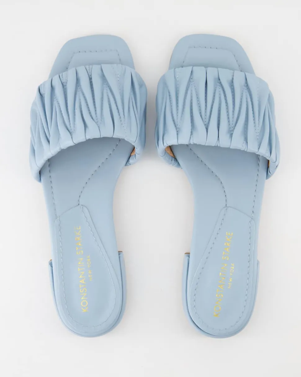 2556 Pantoletten in Blau