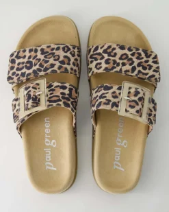 6157 Pantoletten in Braun