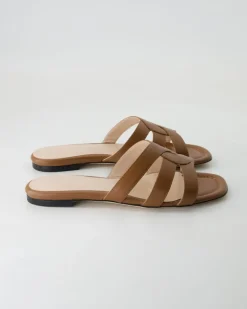 1222 Pantoletten in Braun