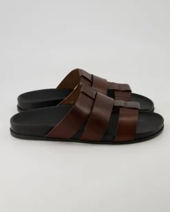 6857 Pantoletten in Braun