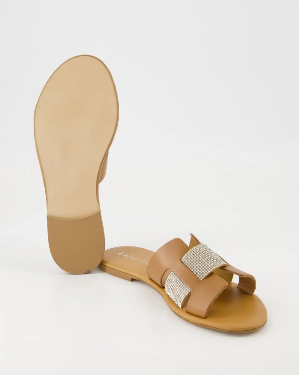 12260 Pantoletten in Braun