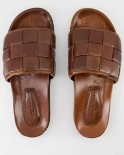 22202 Pantoletten in Braun