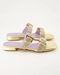 5240 Pantoletten in Gold