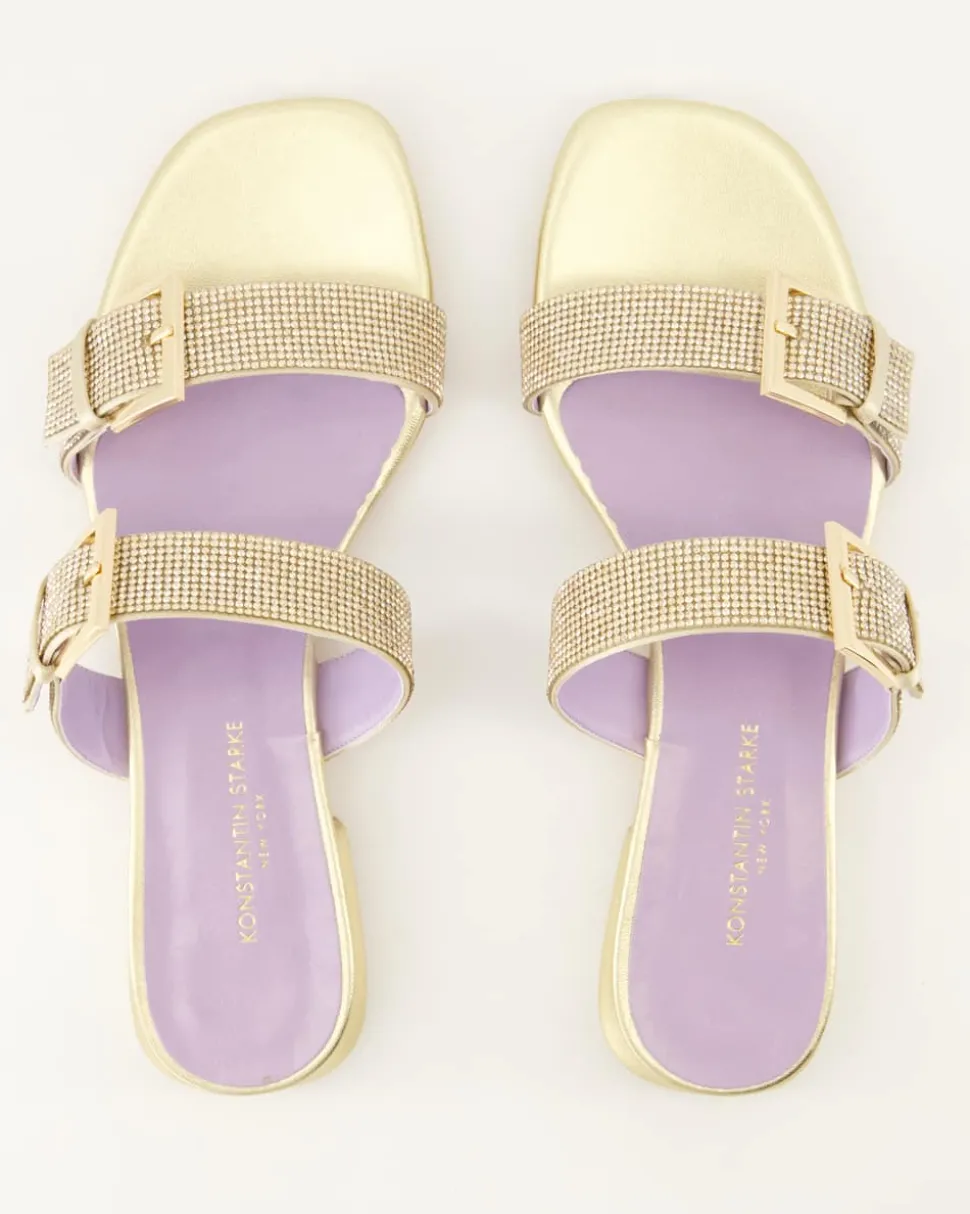 5240 Pantoletten in Gold