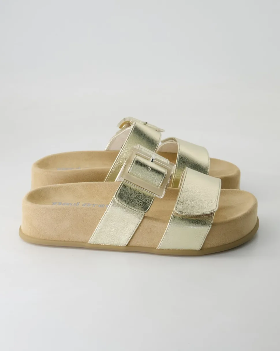 6157 Pantoletten in Gold