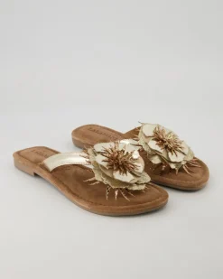 33.518 Pantoletten in Gold