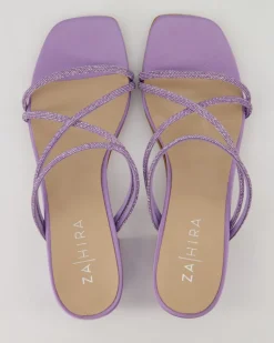 12939 Pantoletten in Lila