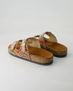 230705-2 Pantoletten in Mehrfarbig