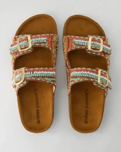 230705-2 Pantoletten in Mehrfarbig