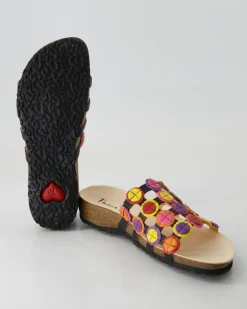 3-000247-0020 Pantoletten in Mehrfarbig