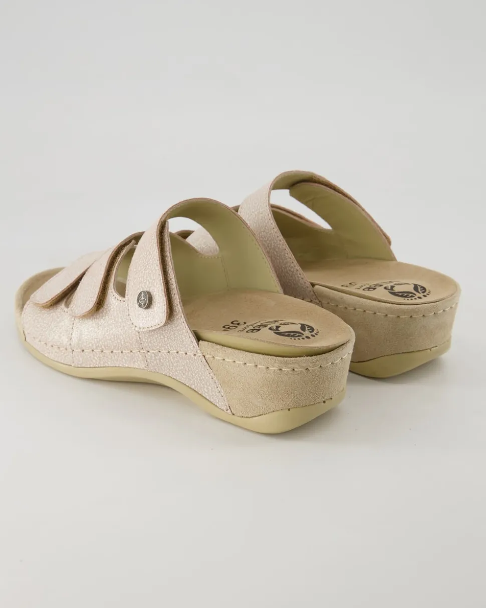 715-20 Pantoletten in Roségold