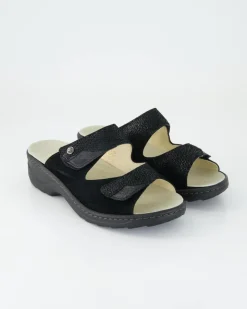 234013-30 Pantoletten in Schwarz