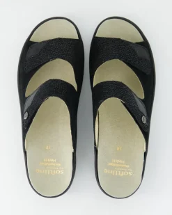 234013-30 Pantoletten in Schwarz