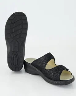 234013-30 Pantoletten in Schwarz