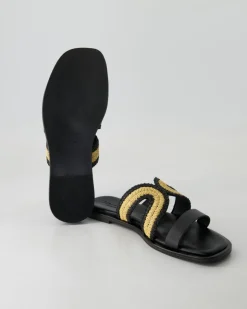 50317901107634 Pantoletten in Schwarz