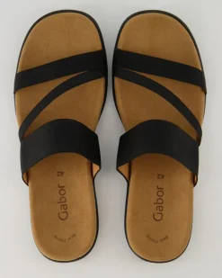 03.702.87 Pantoletten in Schwarz