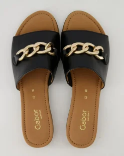 82.791.57 Pantoletten in Schwarz