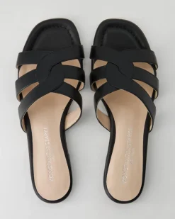 1222 Pantoletten in Schwarz