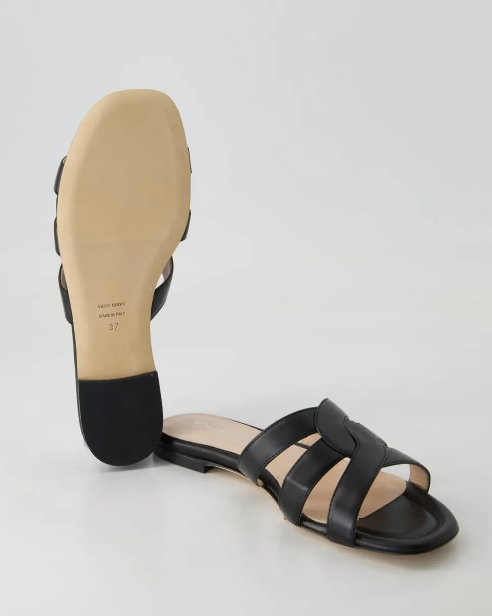 1222 Pantoletten in Schwarz