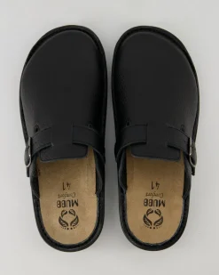 5009-18 Pantoletten in Schwarz