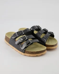 800113-0100 Pantoletten in Schwarz