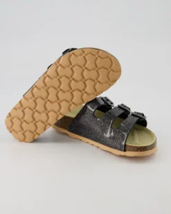 800113-0100 Pantoletten in Schwarz