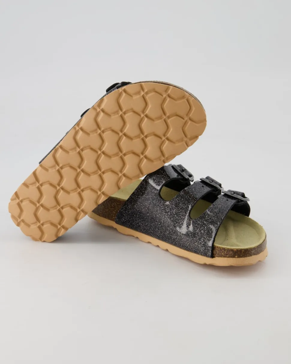 800113-0100 Pantoletten in Schwarz