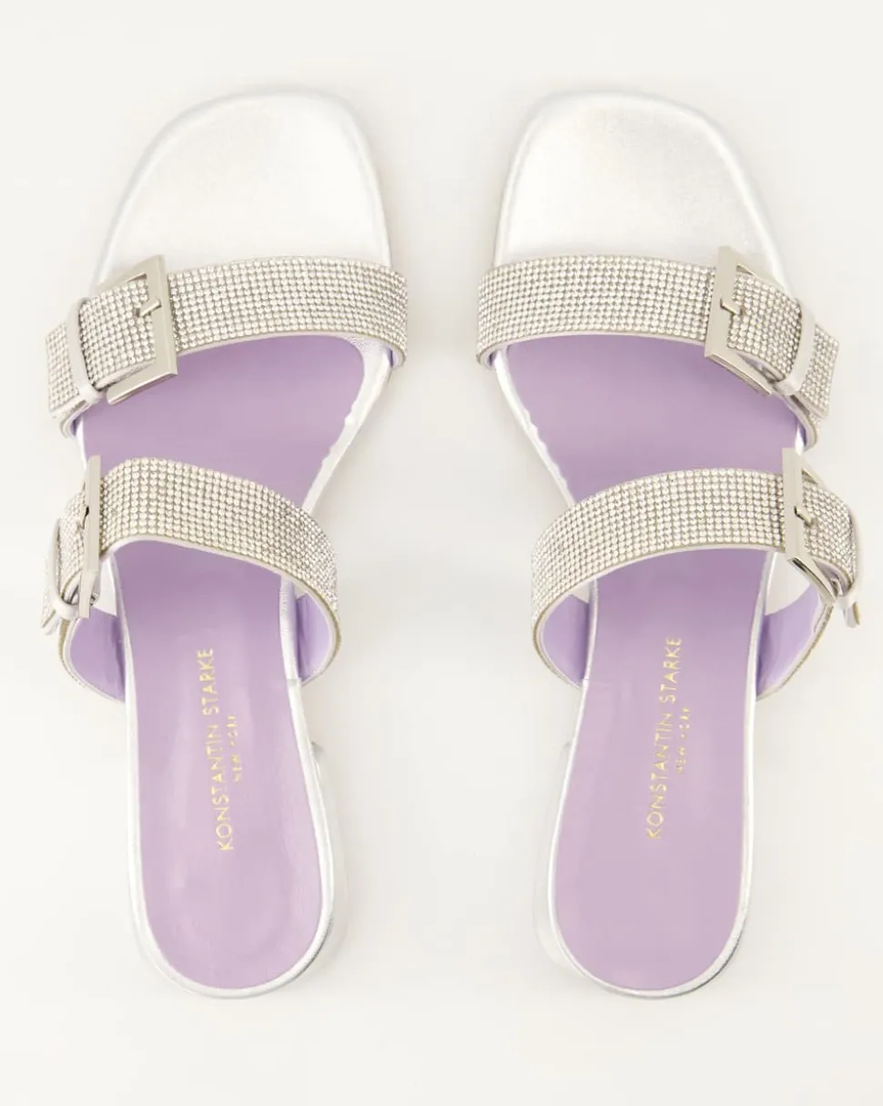 5240 Pantoletten in Silber