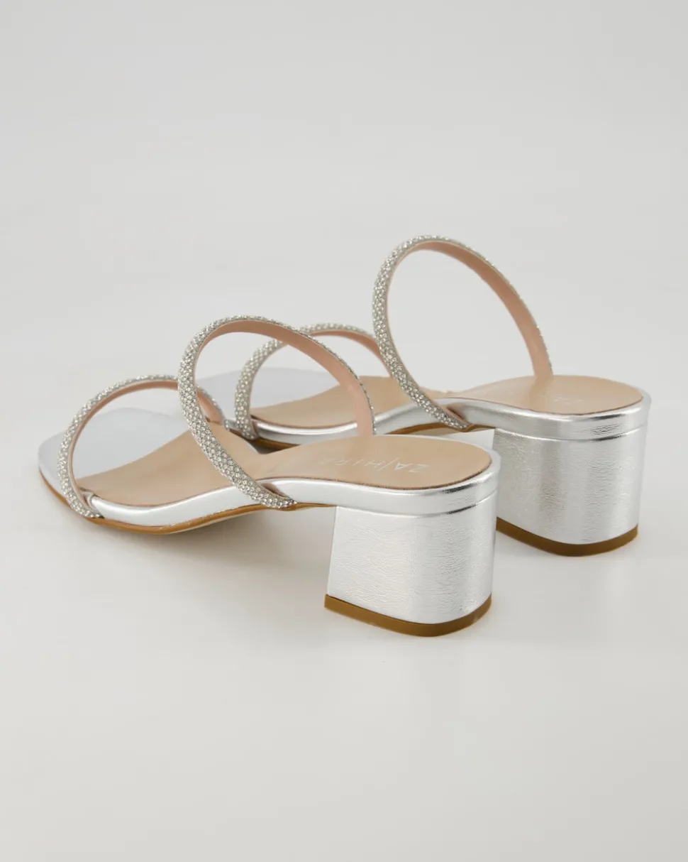 12406 Pantoletten in Silber