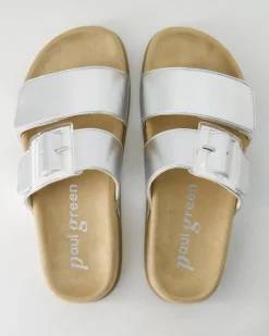 6157 Pantoletten in Silber