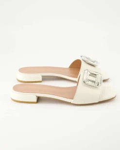 2558 Pantoletten in Weiß