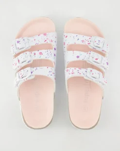 1-800113-1130 Pantoletten in Weiß