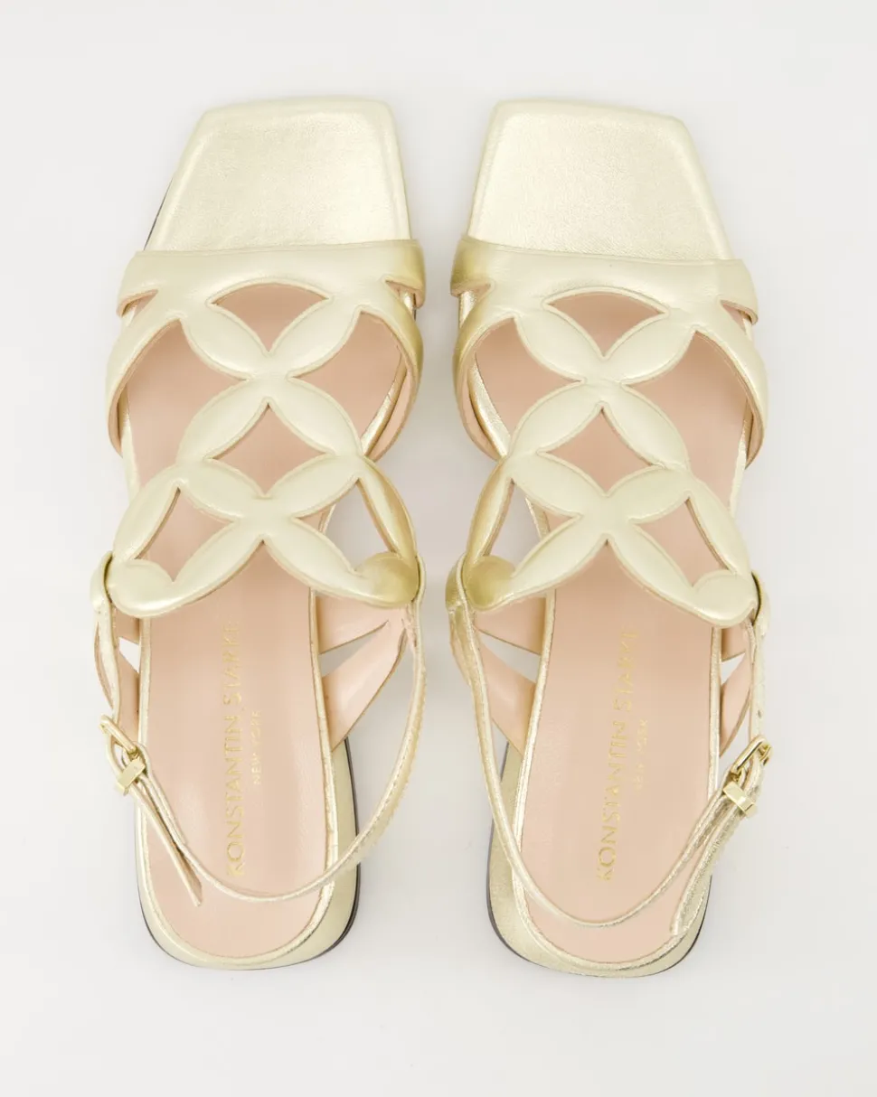 6154 Sandalen in Gold