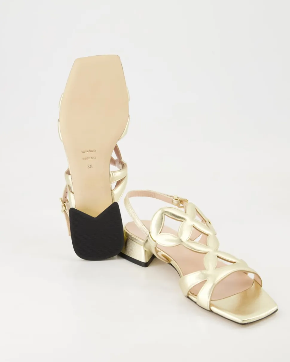 6154 Sandalen in Gold