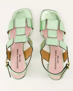 604 Sandalen in Grün