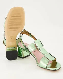 604 Sandalen in Grün