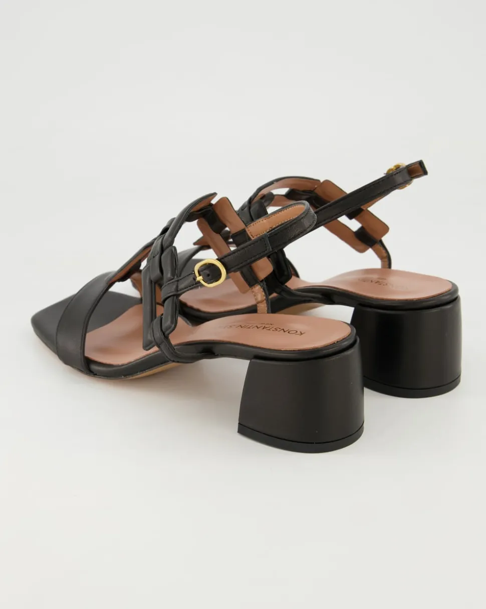 1245 Sandalen in Schwarz