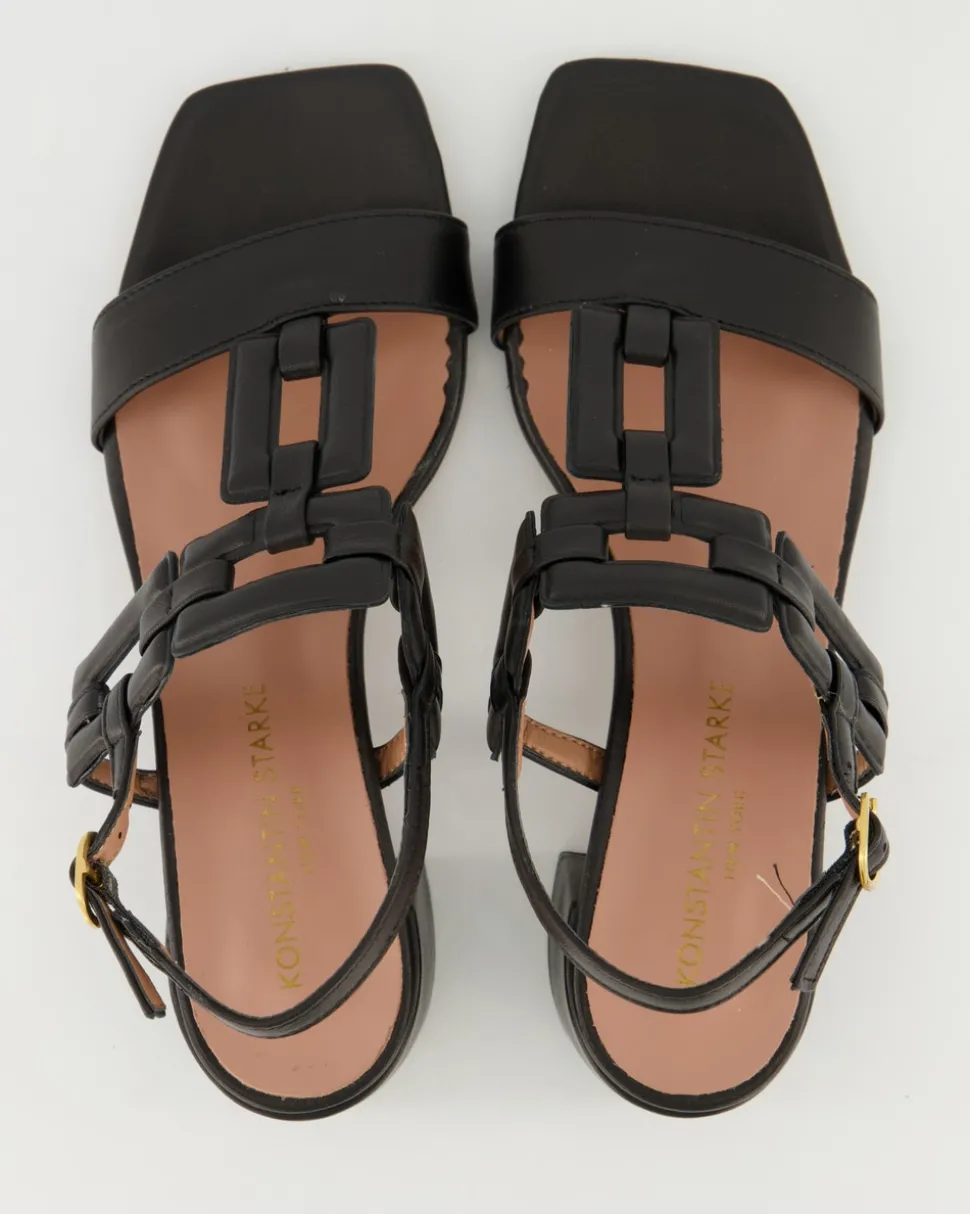 1245 Sandalen in Schwarz
