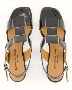 604-102 Sandalen in Schwarz