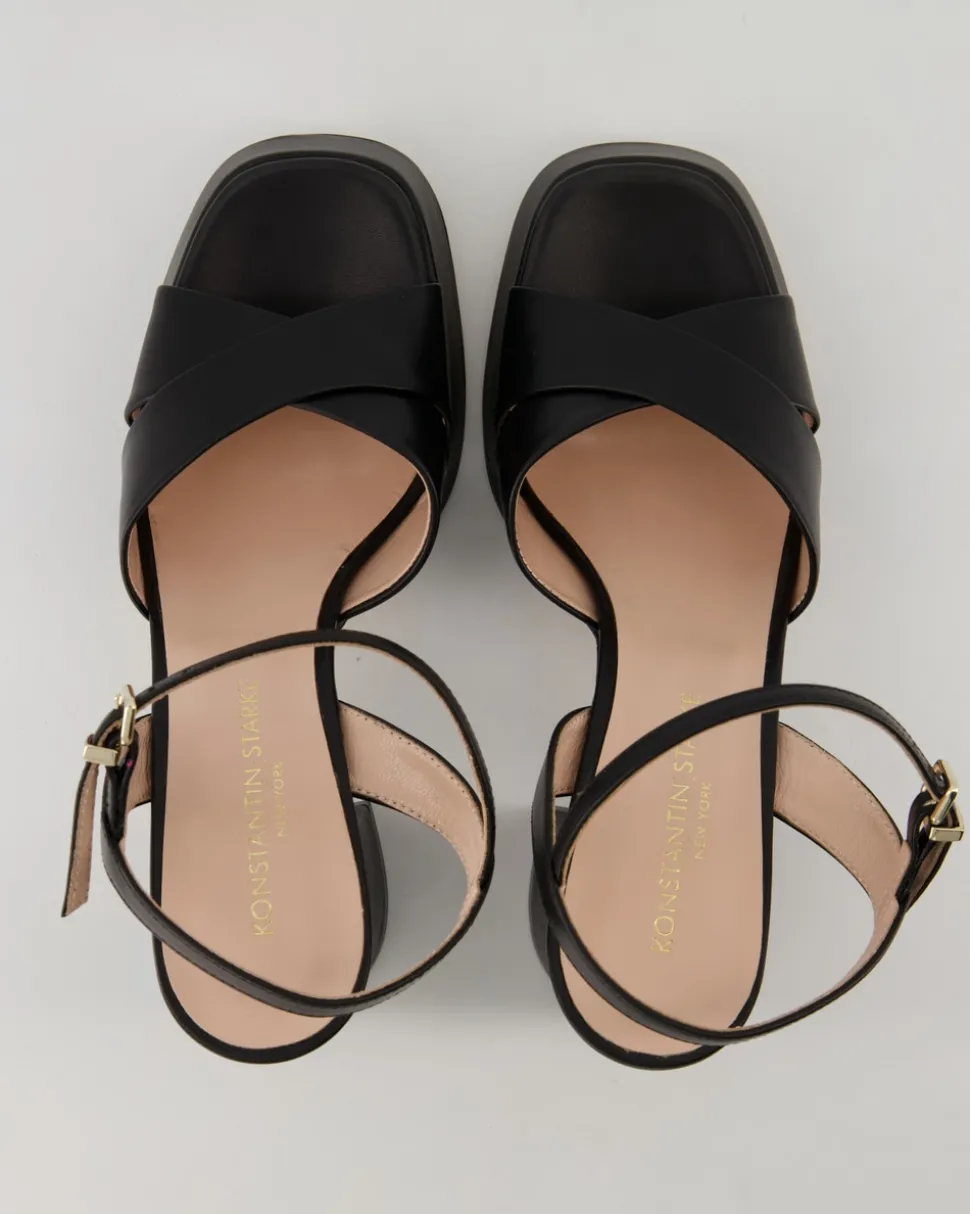 1407 Sandalen in Schwarz