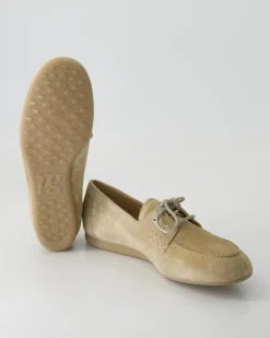 1136 Schnürschuhe in Beige