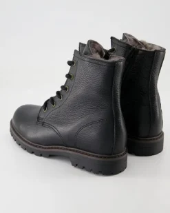 54-5508 Schnürstiefel in Schwarz